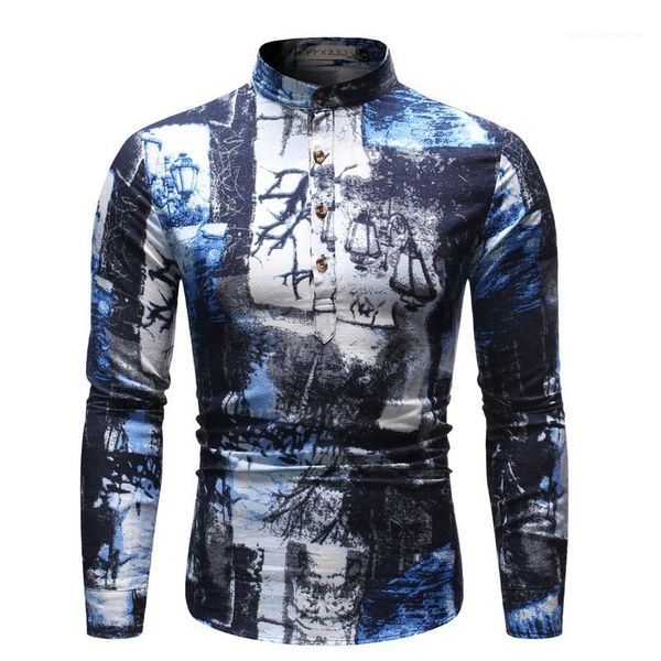 

дизайнеѬка Ѭђбака the starry night print мђжка поведневна одежда мална живопи, White;black