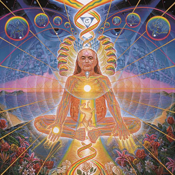 

Алекс серый Ади да Pyschedelic декор искусство шелк печати плакат 24x36inch 24x43inch