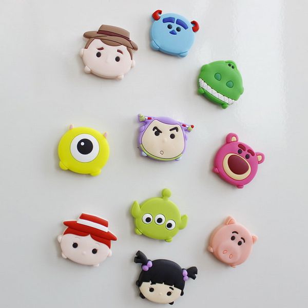

cute silicone cartoon anime fridge magnets whiteboard sticker refrigerator magnets kids toy gift home decoration wholesale -35