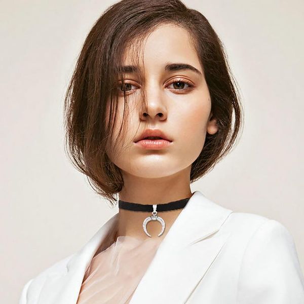 

бархатная лента кулон ожерелье шарма готические choker ручной работы, Golden;silver