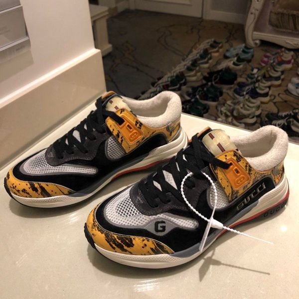 

designer design 2020 men's and women's sports shoes speed coach fashion flat shoes casual shoes speed coach runner, Black