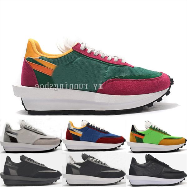 

sacai x lvd waffle daybreak men and women running shoes low retro sneakers couples outdoor sport shoes designer zapatos