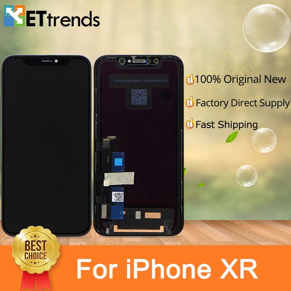 

100 original new creen di play for iphone xr lcd creen digitizer a embly perfect color with dhl lifetime warrranty