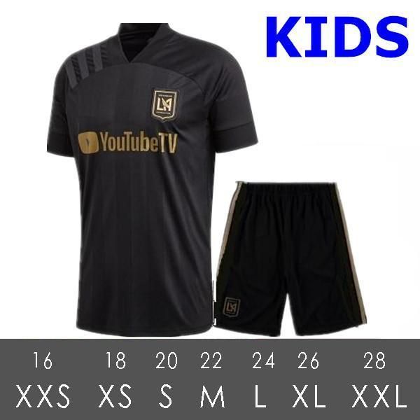 

2020 los angeles fc soccer jerseys 2021 lafc carlos vela inter miami beckham black football shirt la galaxy chicharito kids kit uniform