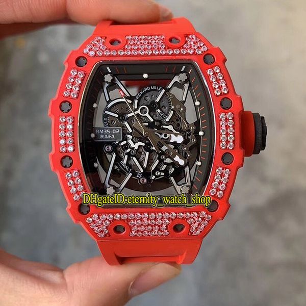 

топ-версии v2 красных дьяволов версии рм 35-02 рафаэль надаль материал широко весь углеродного волокна бриллиантами случае япония отель nh а, Slivery;brown