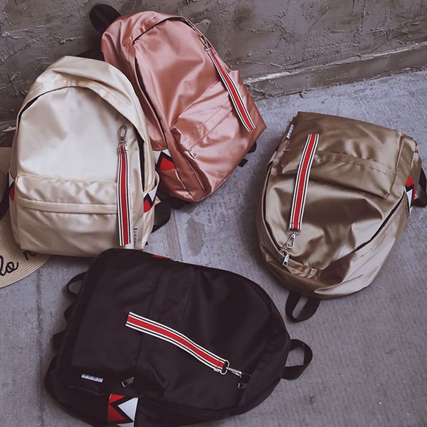 

anti backpack double shoulder bag zipper bag cool shiny bags for women girls 2019 30