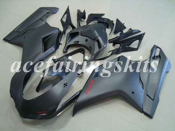 

4gifts new abs full fairings kit fit for ducati 848 1098 1198 1098s 1098r evo 2007 2008 2009 2010 2011 2012 black custom