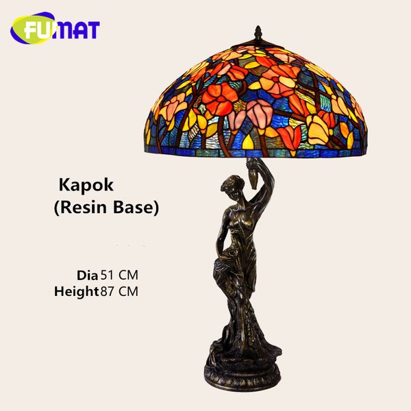 2019 Fumat Peacock Goddess Copper Base Art Decoration Stained