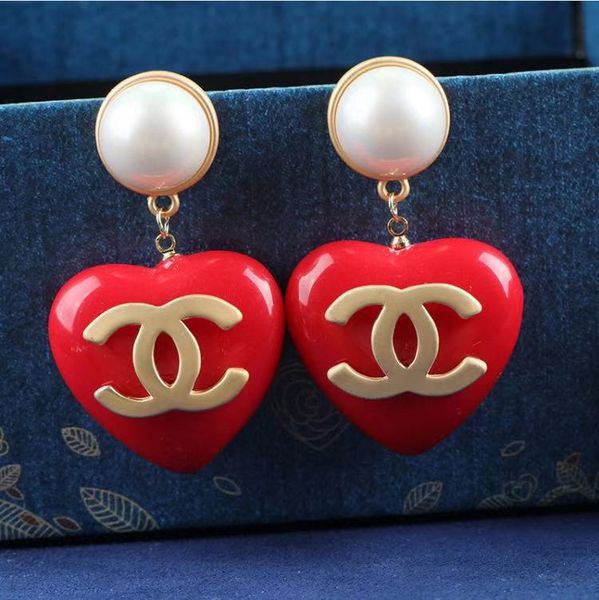 

Earring letter dangle drop gold ilver pearl earring gold ilver ear tud for women wedding party jewelr, White