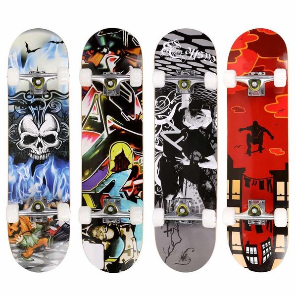 

four-whee 27inch cruiser skateboard street long skate board outdoor sports 84*58*43 long board skates scooter penny for a