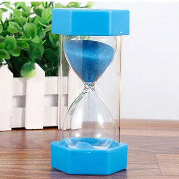 

hexagonal kitchen timer sandglass household deskornaments kid gift sand clock hourglass drop resistance game 5/10/15/mins
