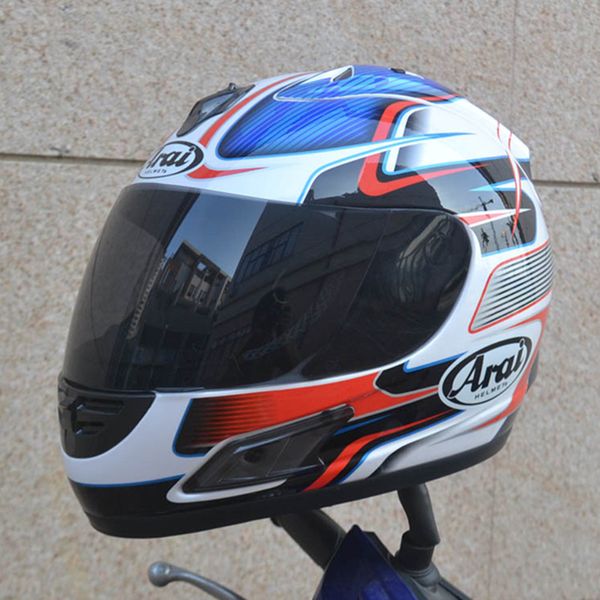 

motorcycle helmet full helmet arai motorcycle full face ece blue ,capacete 4 colors (1pcs mask