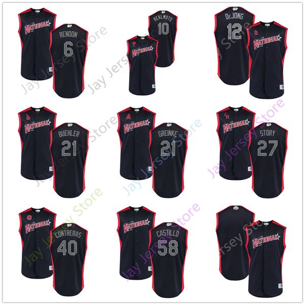 

2019 All-Star Jersey Anthony Rendon J.T. Realmuto Paul DeJong Walker Buehler Zack Greinke Trevor Story Willson Contreras Luis Castillo