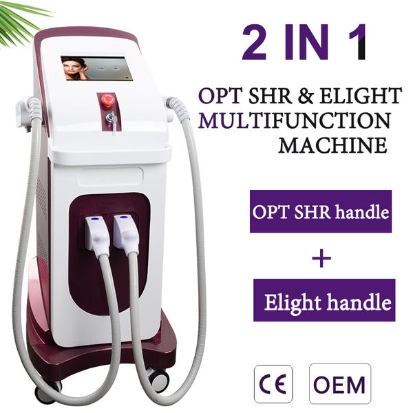 

2019 opt shr ipl laser hair removal machine ipl elight acne treatment soprano laser beauty machine for sale, Black