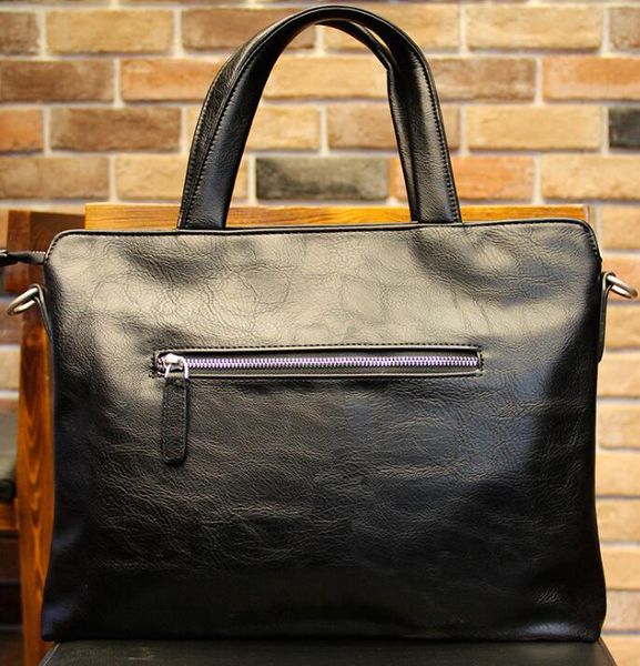 

brefcases computer cross business men black long handbag pu wigal, Red;black