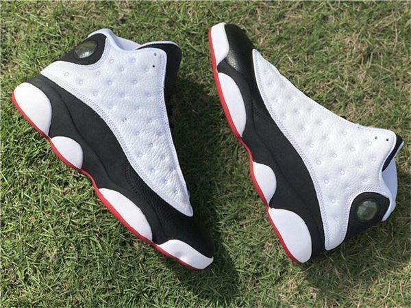 

2020 13 he got game 13s black white true red 414571 -104 casual shoes authentic quality black white real carbon fiber sneakers