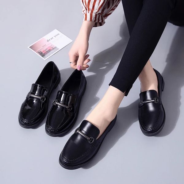 

little shoe girl student korean version hundred tie ulzang retro summer 2019 new black spring spring shoes