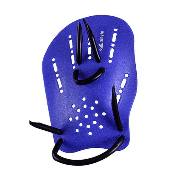 

yingfa pair blue rubber swimming hand paddles webbed gloves m