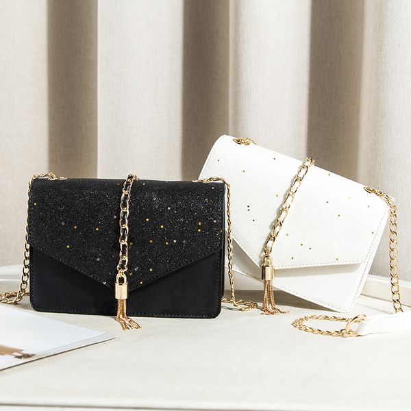 

наплечная сумка мода цепная сумка повседневная простая сумка-мессенджер для женщин