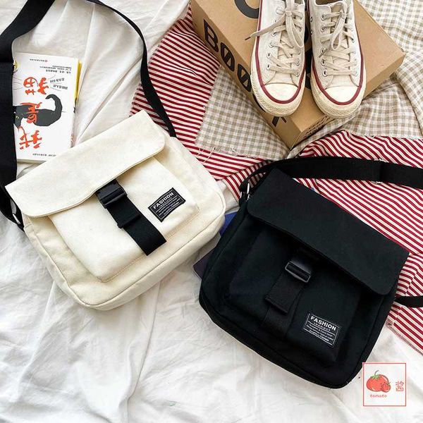 

мужчины и женщины сумка набор инструментов большой емкости дикий сумка harajuku ретро студент холст