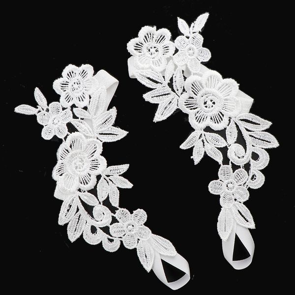 

white lace woman anklets wedding barefoot sandals shoes beach foot chain