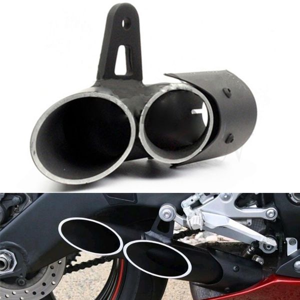 

motorcycle dual-outlet exhaust tail pipe muffler tailpipe tip universal for rc8 / r 1290 super duke r 990 superduke 690 duke