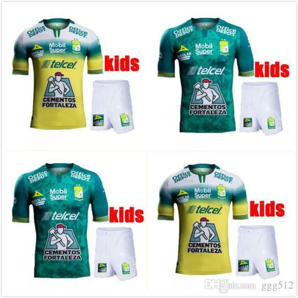 

дети kit 2019 2020 club leon f.c. футбол джерси 19 20 maillots де лапка клуб леон дом третьего вдали футбол рубашек, Black