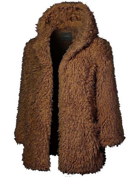 

womens casual cardigan open front solid pink faux fur coat outwear long sleeve women winter warm hooded artificial fur jackets, Black