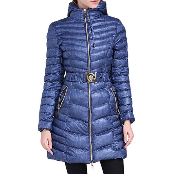 

casual solid slim woman long parkas hooded pockets winter padded jacket thick full sleeve cotton women coats, Tan;black