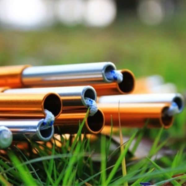 

2pcs/set outdoor camping tent pole aluminum alloy rod spare replacement 8.5mm support poles accessories