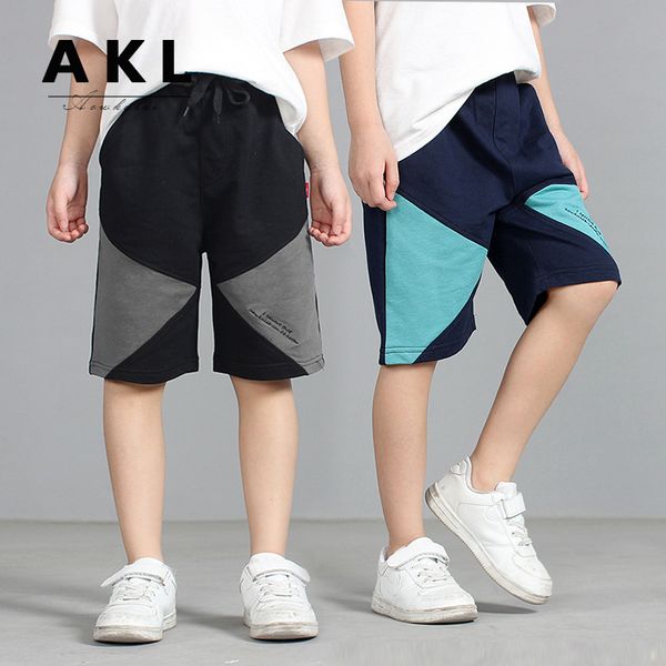 

5911# summer 2020 kids boy short toddler boy shorts patchwork harajuku fashion short enfant garcon korte broek meisje clothes, Black
