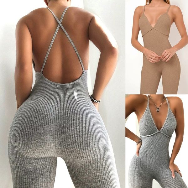 

сексуальные женщины без рукавов backless комбинезон выдалбливают bodycon party club one piece длинные брюки легкий костюм с шортами, Black;white