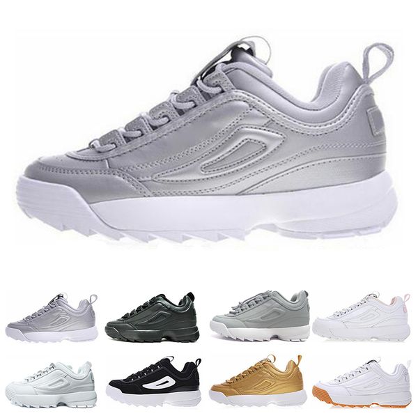 

wholesale disruptors ii 2 women men triple white black running shoes designer grey pink lady zapatos sports sneaker jogging trainer shoes