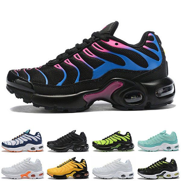 

big kids plus tn sports shoes boys vapors sneakers girls trainers children sport shoe child outdoor teenage trainer youth sneaker boy casual, Black;red