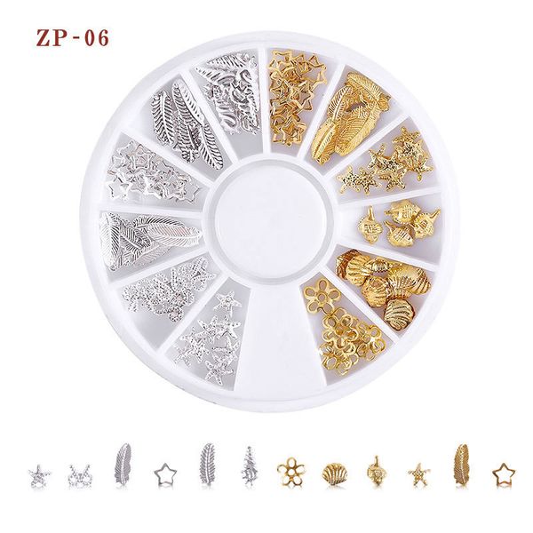 

1 штук kawaii листья звезды rivet расставить pen picker воск карандаш акриловые nail art tool маникюр украшения ручки picker wax карандаш, Silver