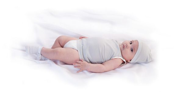 

2-pack electromagnetic pollution newborn baby 2 piece set, White