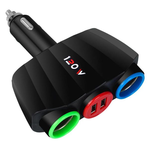 

автомобильный прикуриватель с адаптером один за два 12v / 24v универсального dual usb зарядного устройства