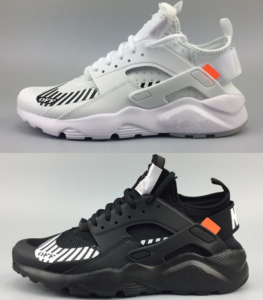 

2019 Новые кроссовки для мужчин Huaraches Ultra 4 Мужчины Женщины Черно-белые кроссовки Orego
