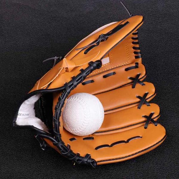 

outdoor sports pvc waterproof baseball gloves thickened breathable child teenager training softball pitcher catch training