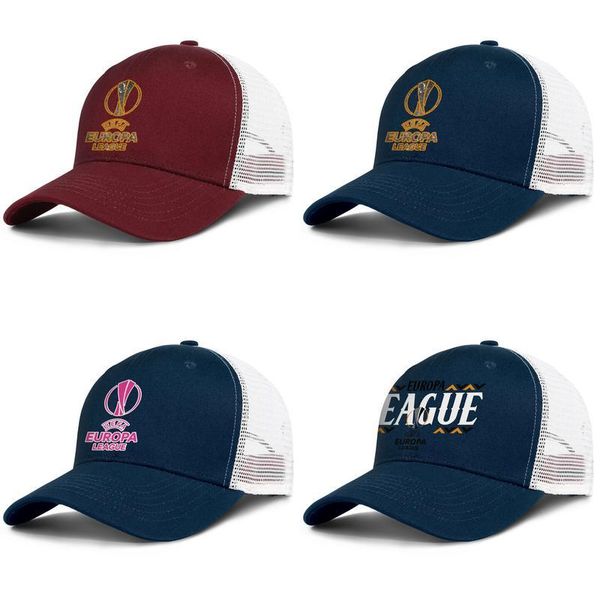 

uefa europa league label man and woman adjustable tennis hat truck driver cool design yourself retro cute fashion classic cap breast old, Blue;gray