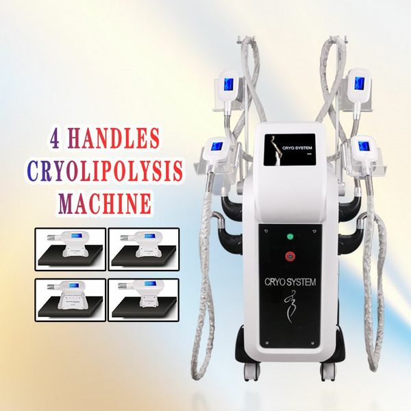 

professional cryotherapy slimming fat ing 4 hand pieces cryolipolysis fat frezen / cryolipolysis slimming machine