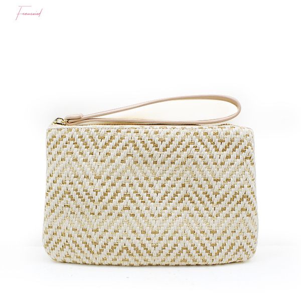 

2020 fashion straw bag womens clutch bag hand woven rattan bag bohemian beach