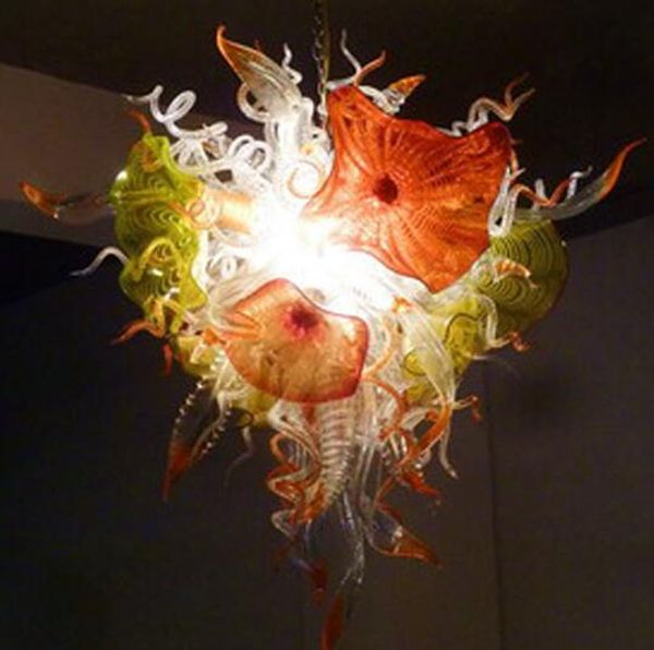 

lamps wholesale modern led chandeliers 36 inches pendant lights for living dining room hand blown glass flower chandelier lamp