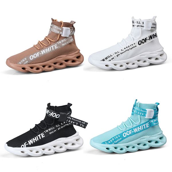 

new fashion women mens sock shoes triple white blue brown black mid high mens designer sock trainers runners sports sneakers 40-45, White;red