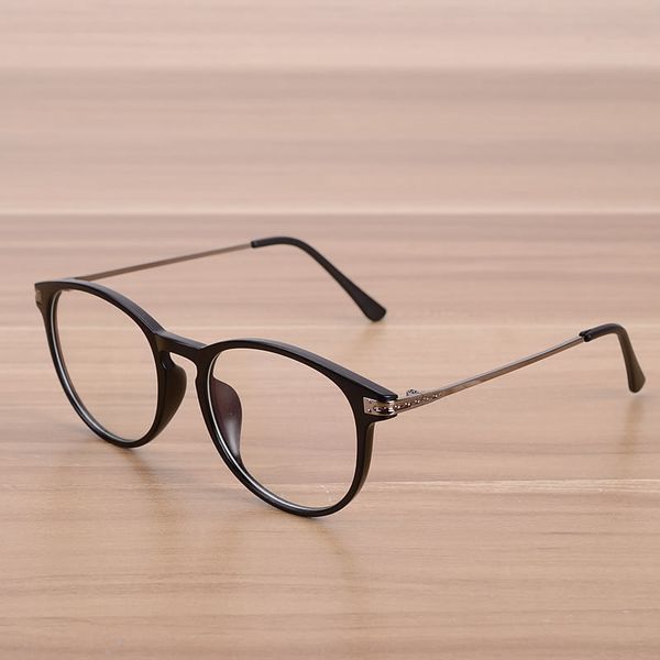 

2020 vintage anti blue light glasses for men women computer gaming glasses frame clear lens blu-rays blacking optical, Black