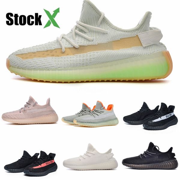 

kanye west v2 static baby running shoes true form hyper wave runner clay beluga reflective sports shoes boy girl trainers sneakers #qa533