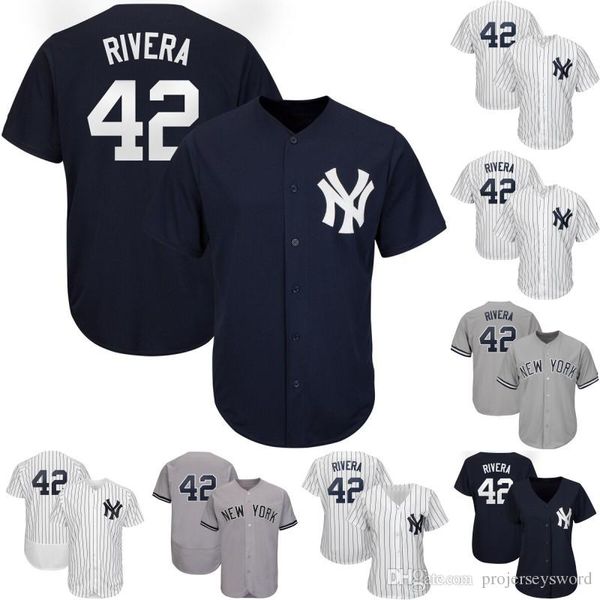 

New York 42 Mariano Rivera Yankees Jersey Mens Womens Youth 99 Aaron Judge 25 Gleyber Torres Cool base Flex base Baseball Jerseys