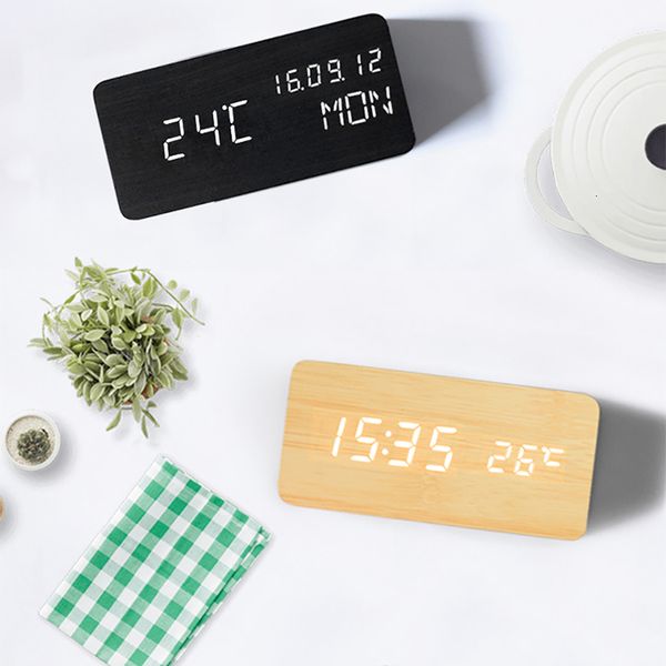 2019 Desktop Alarm Clocks Small Modern Electronic Smart Desk