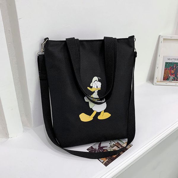 

wholesale women's leather canvas handbag shopping bag cartoon shoulder bag shoulder bag multicolor designer wallet female classic