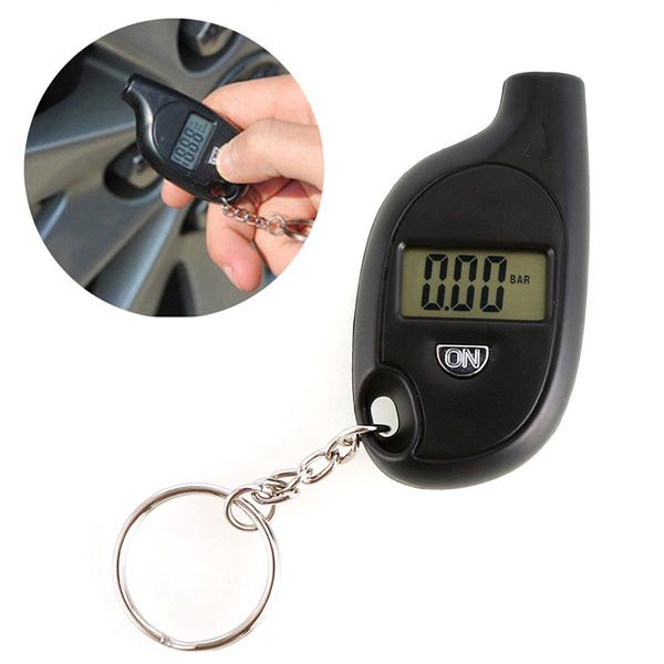 

mini portable digital car auto tire pressure tester motorcycle lcd display tyre air meter gauge procession tool 5-150 psi alarm